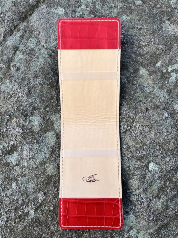 red croc golf yardage book cover full inside red 5cm - Pupptatan