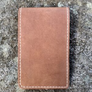 brown yardage book cover front brown pockets 5cm - Pupptatan