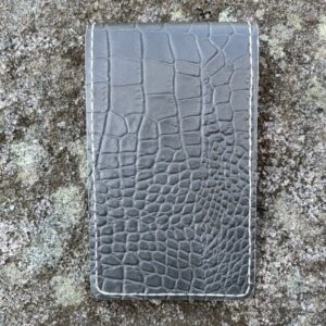 gray croc yardage book cover front gray 5cm - Pupptatan