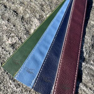 Coloured alignment sticks cover - Swedish leather