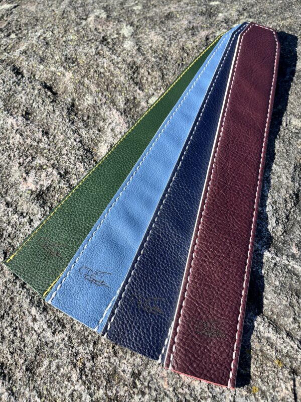 Coloured alignment sticks cover - Swedish leather